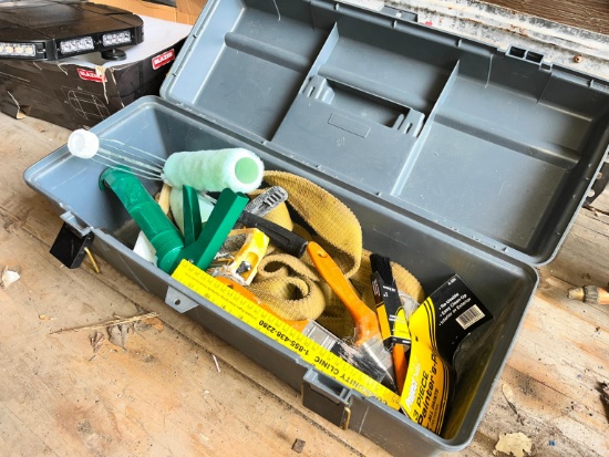 TOOL BOX WITH MISC TOOLS SUPPORT EQUIPMENT