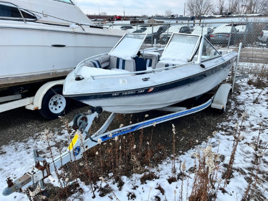 SMOKER ALANTE 171 OPEN BOW SPORT BOAT VN:SMK48470E888 equipped with Mercury 90HP outboard engine, 8