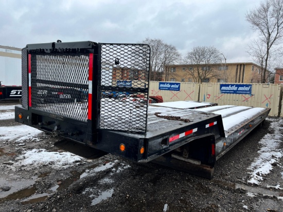 EQUIPMENT TRAILER VN:N/A equipped with 102in. x 37ft. main deck, winch, air ride suspension, steel