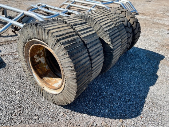 (6) MISC TIRES - MOUNTED SUPPORT EQUIPMENT