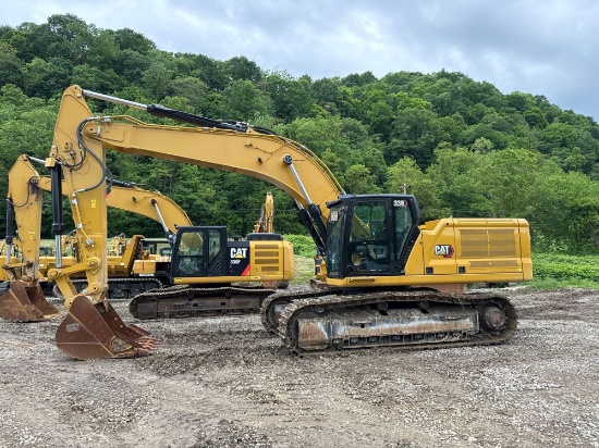 2022 CAT 336 HYDRAULIC EXCAVATOR powered by Cat diesel engine, equipped with Cab, air, heat, Cat 2D