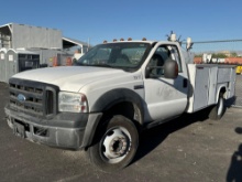 2007 FORD F550 SERVICE TRUCK