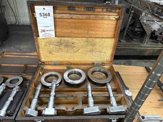 (4) 3 POINT INTERNAL BORE MICROMETERS, 2?-2.500?, 2.5?-3?, 3?-3.5?, 3.5?-4? INDUSTRIAL SHOP