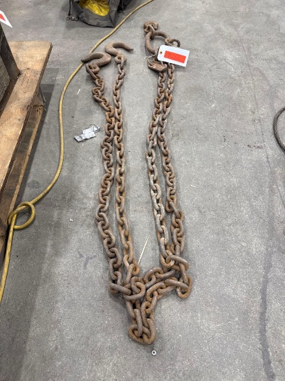 8' X 2 LEG LIFTING CHAIN SUPPORT EQUIPMENT. Selling Offsite: 5 Canale Dr Egg Harbor Township NJ,