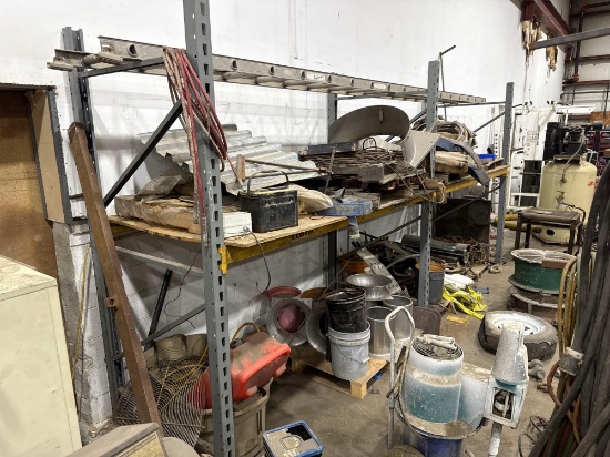 (2) SECTIONS OF PALLET RACKING SUPPORT EQUIPMENT. Selling Offsite: 5 Canale Dr Egg Harbor Township