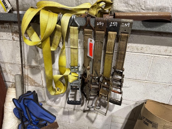 (5) RATCHET STRAP BINDERS SUPPORT EQUIPMENT. Selling Offsite: 5 Canale Dr Egg Harbor Township NJ,