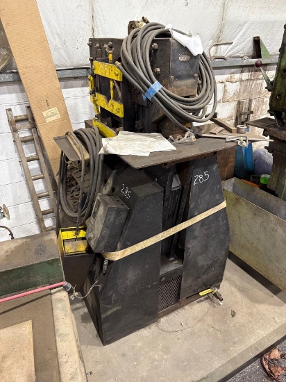 IRON WORKER/PUNCH PRESS WITH DIES SUPPORT EQUIPMENT. Selling Offsite: 5 Canale Dr Egg Harbor