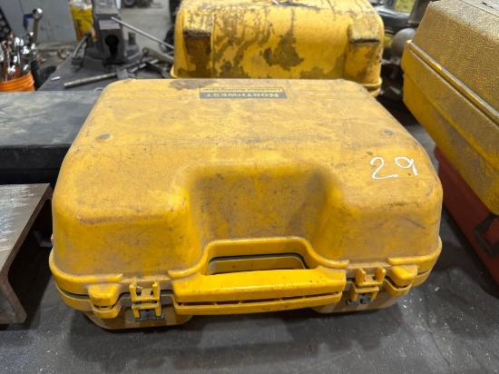 NORTHWEST NMRL99 ROTARY LASER WITH TARGET SUPPORT EQUIPMENT. Selling Offsite: 5 Canale Dr Egg Harbor