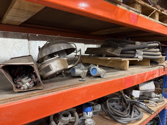 CABLE CLAMPS, TANK VENT FITTING, HOSE SUPPORT EQUIPMENT. Selling Offsite: 5 Canale Dr Egg Harbor