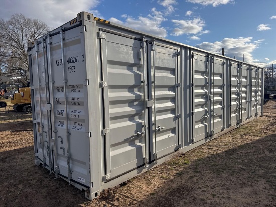 NEW CTN 40FT. MULTI-USE CONTAINER Details: Four Side Open Door, one end ...