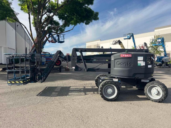 GENIE Z-45/25 RT BOOM LIFT SN:Z452514A-51650 4x4, powered by diesel engine, equipped with 45ft.