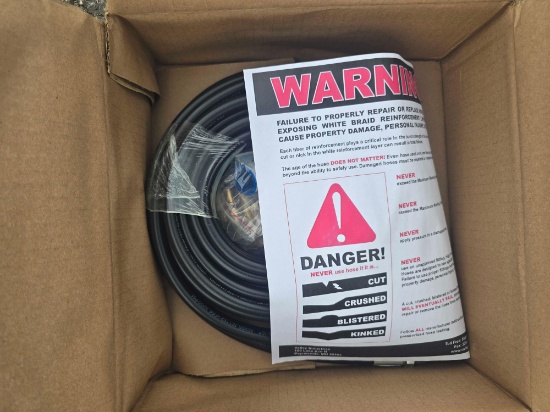 NEW 100 FT 4000 PSI SEWER JET CLEANING HOSE NEW SUPPORT EQUIPMENT