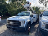 2018 FORD F450XL BUCKET TRUCK VN:1FDUF5GT5KEE94211 powered by Powerstroke 6.7L Turbo diesel engine,