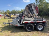 2021 LARSON WINDING TRAILER VN: 1L9LPUT29MH280533equipped with Honda GX630 gas engine, hydraulic