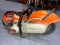 STIHL TS-420 14IN. CUT-OFF SAW W/DIAMOND BLADE SUPPORT EQUIPMENT