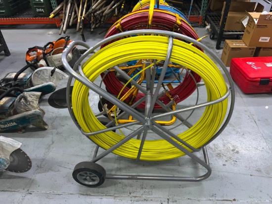 ROLL OF FIBERGLASS FISH TAPE SUPPORT EQUIPMENT