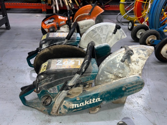 MAKITA 14IN. CUT-OFF SAW W/ABRASIVE BLADE SUPPORT EQUIPMENT
