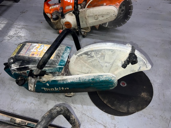 MAKITA 14IN. CUT-OFF SAW W/ABRASIVE BLADE SUPPORT EQUIPMENT