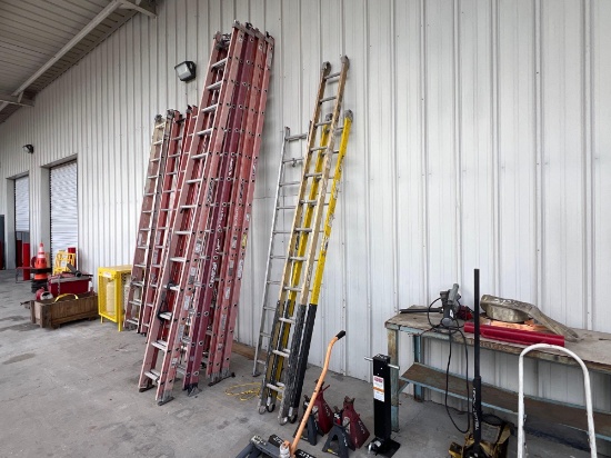 (3) MISC. SIZE LADDER PIECES SUPPORT EQUIPMENT