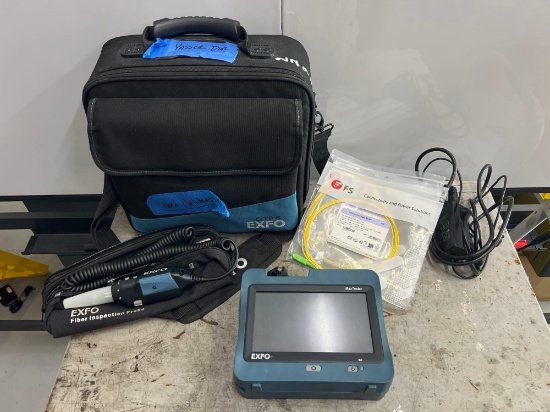 EXFO MAX TESTER OTDR, SN 1237914, WITH PROBE SUPPORT EQUIPMENT