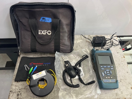 EXFO ACCESS AXF-100 OTDR, SN 478097, WITH PROBE SUPPORT EQUIPMENT