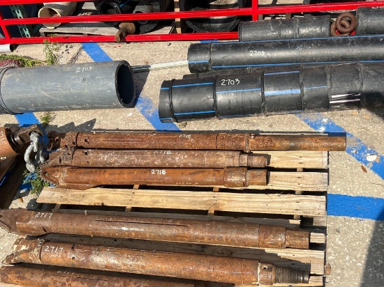 STARTER ROD/DRILL HEAD/ROCK BIT; DRILL HEAD WITH ROCK BIT SUPPORT EQUIPMENT