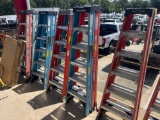 (2) 6 FT FIBERGLASS STEP LADDERS SUPPORT EQUIPMENT