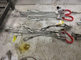 (2) 4 EYE CABLE PULLING SLINGS SUPPORT EQUIPMENT
