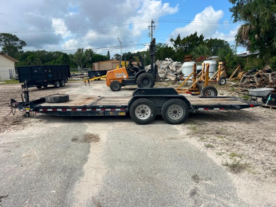 2020 BIG TEX 22FT TAGALONG TRAILER VN:16VEX222XL2078228 equipped with 22ft. tilt deck, 12,000lb