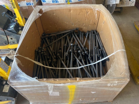 (2) PALLETS OF 2IN-3/4IN THREADED TIES