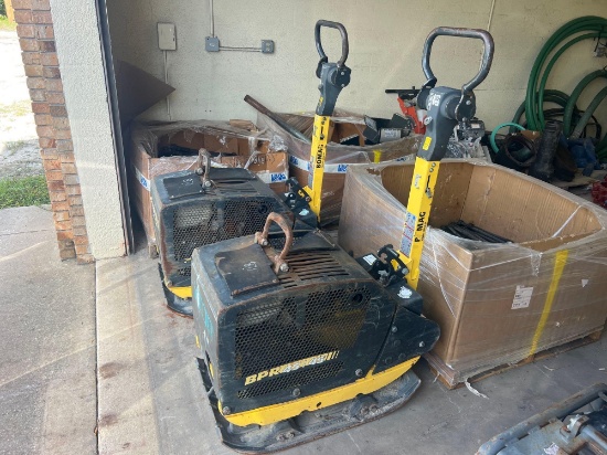 BOMAG BPR 45/45 PLATE COMPACTOR SN: 101695421011, SUPPORT EQUIPMENT, powered by diesel engine,