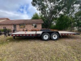2020 KAUFMAN 22FT. TAGALONG TRAILER VN:5VGFD2224LL002282 equipped with 22ft. tilt deck, 12,000lb