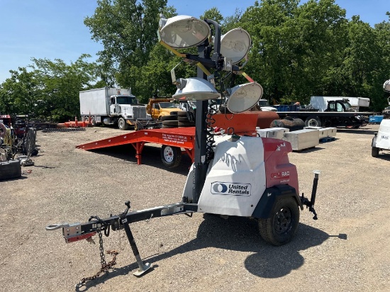 2016 MAGNUM MLT6S LIGHT PLANT SN:1603916 powered by diesel engine, equipped with 4-1,000 watt