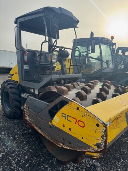 2019 WACKER NEUSON RC70P VIBRATORY ROLLER SN:WNCR0801THAA00554 powered by diesel engine, equipped