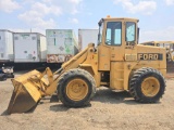 FORD A62 RUBBER TIRED LOADER SN:357 powered by diesel engine, equipped with EROPS, GP bucket.