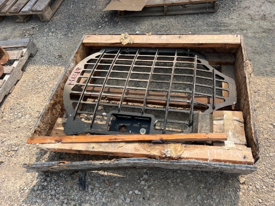 HEA FORESTRY DOOR GUARD, fits CAT D SERIES SKID STEER