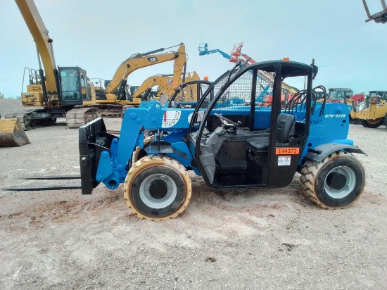 GENIE GTH5519 TELESCOPIC FORKLIFT SN:3235 4x4, powered by diesel engine, equipped with OROPS,