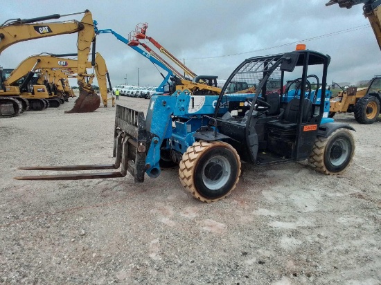 GENIE GTH5519 TELESCOPIC FORKLIFT SN:3260 4x4, powered by diesel engine, equipped with OROPS,