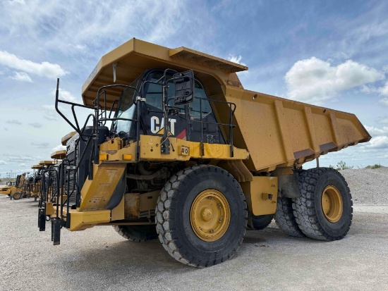 2018 CAT 775G STRAIGHT FRAME HAUL TRUCK SN:MJS00690 powered by Cat C27 diesel engine, equipped with