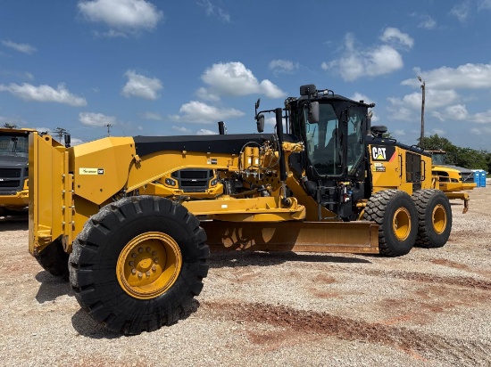 2019 CAT 14M3 MOTOR GRADER SN:N9S00434 powered by Cat diesel engine, equipped with EROPS, air, heat,