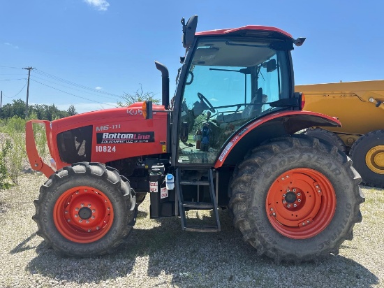 2023 KUBOTA M6-111 AGRICULTURAL TRACTOR SN:KBUMHBPCKM1M12140 4x4, powered by Kubota diesel engine,