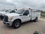 2015 FORD F350 UTILITY TRUCK VN:1FDBF3E66FEC83176 powered by 6.2L gas engine, equipped with