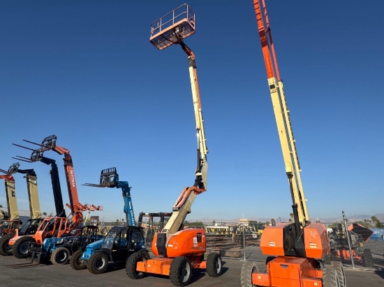 JLG 600AJ BOOM LIFT SN:300115426 4x4, powered by diesel engine, equipped with 60ft. platform height,