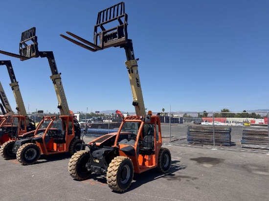 JLG G5-18A TELESCOPIC FORKLIFT SN:9844 4x4, powered by diesel engine, equipped with OROPS, 5,500lb