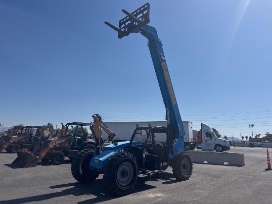 GENIE GTH-844 TELESCOPIC FORKLIFT SN:GTH0813-17986 4x4, powered by diesel engine, equipped with
