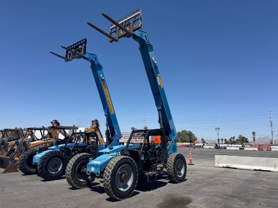 GENIE GTH-844 TELESCOPIC FORKLIFT SN:GTH0813-17972 4x4, powered by diesel engine, equipped with