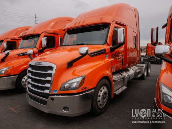 2022 FREIGHTLINER CASCADIA PT126SLP TRUCK TRACTOR VN:3AKJHHDR8NSNE5222 powered by Detroit DD15 6