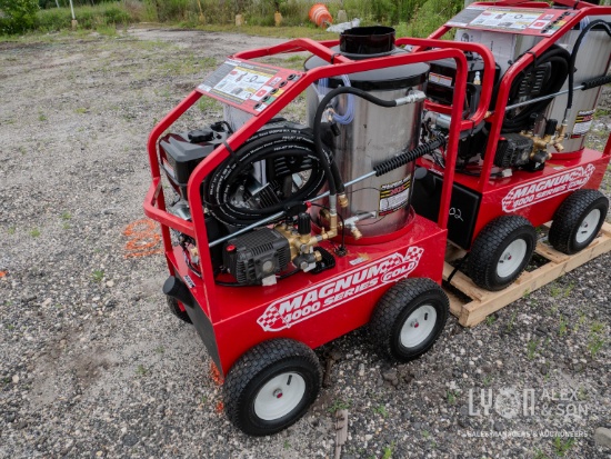 NEW EASY KLEEN MAGNUM GOLD PRESSURE WASHER powered by gas engine, equipped with 4000PSI, 12Volt,