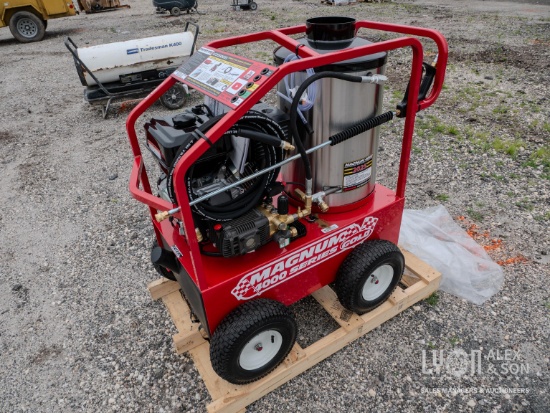 NEW EASY KLEEN MAGNUM GOLD PRESSURE WASHER powered by gas engine, equipped with 4000PSI, 12Volt,