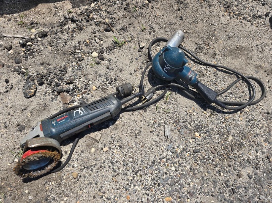 BOSCH ELECTRIC GRINDER SUPPORT EQUIPMENT